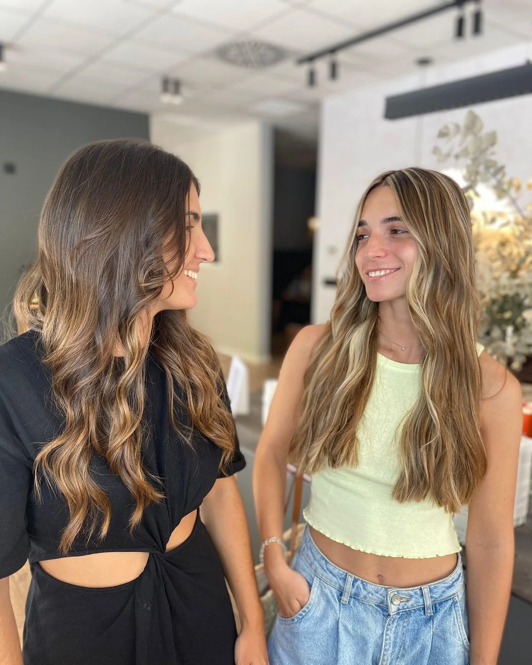 Mechas con contraste